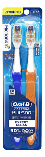 Escova De Dentes Com Bateria Oral-b Pulsar Expert Clean Medi