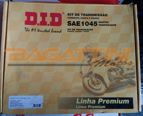 Kit Transmision Did Honda Nx4 Falcon C/oring Bagattini Cuota