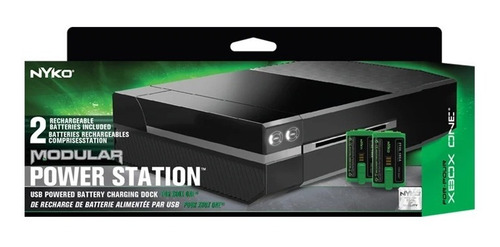 Imagen 5 de 6 de Estación De Carga Control Xbox One Original + 2 Bateras.
