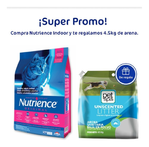 Compra Arena Pet Spa 4,5 Kg Recibe Gratis Nutrience Indoor