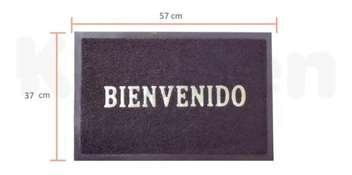 Felpudo largo y fino para puerta de entrada de centro comercial