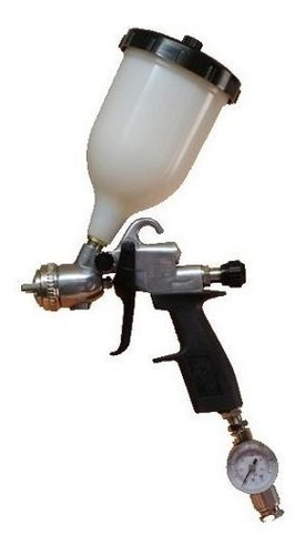 Pistola Pintar Soplete Hvlp Manómetro Cane Hvg Profesional