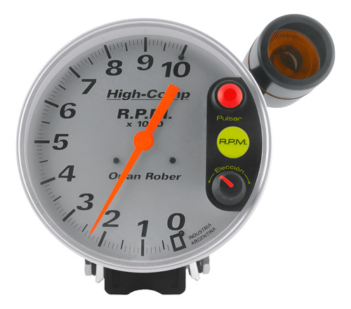 Tacometro Electrónico 12v Naftero H-comp 125 Mm 10000 Rpm