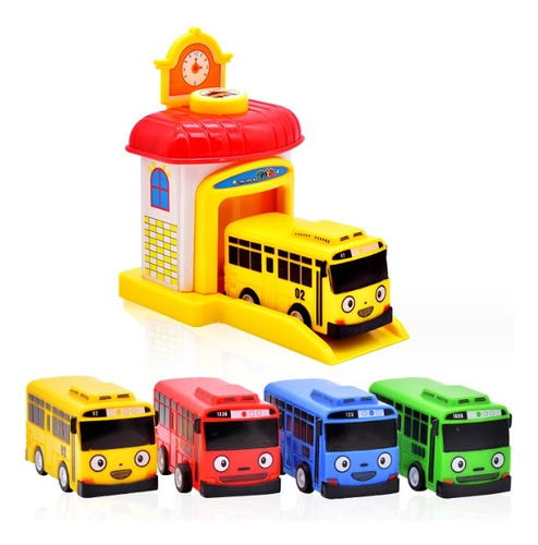 4pcs El Pequeño Autobús Tayo Set 4pz