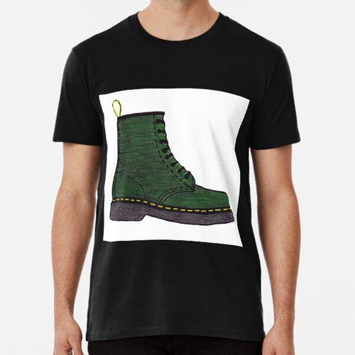 Remera Green Doc Martens Algodon Premium