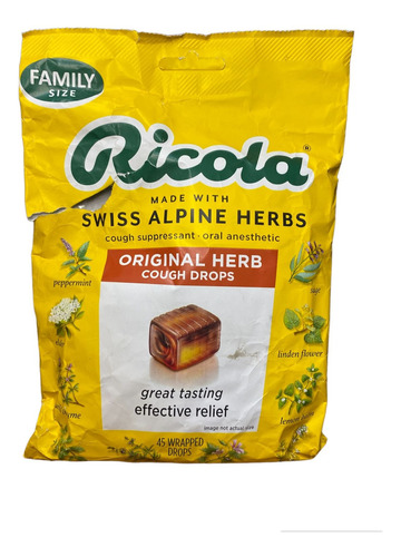 Caramelos Ricola Con Hierbas Alpinas Bolsa Dañada