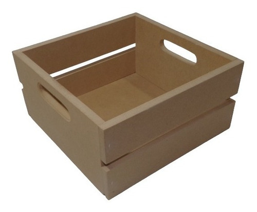 Cajón Pascua Organizador 20x20x10 Fibrofácil Pack 10 U.