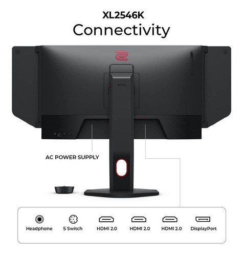 Monitor gamer BenQ Zowie XL-K Series XL2546K LCD 24.5" negro 100V/240V