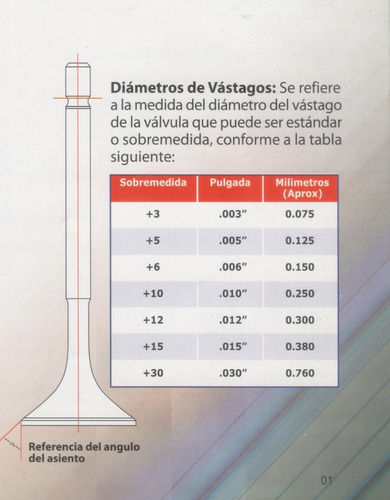Valvulas Admision Renault Megane Ii 2.0l 16v 2004-2008