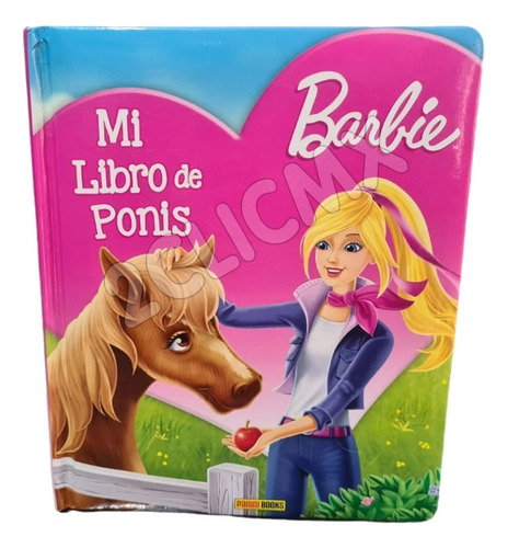 Libro Pasta Dura Ilustrado Barbie Mi Libro De Ponys Niña