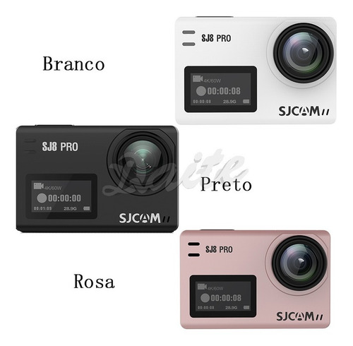 Câmera De Ação Sjcam Sj8 Pro Original 4k 60fps Wifi 12mp