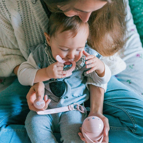 Chupon Anat. Silicon 6-18m Vintage 2pz Rosa Suavinex Período de edad 6-18 meses