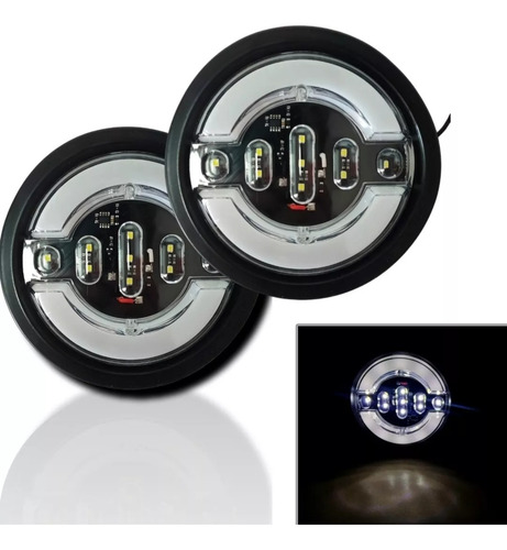 X6 Luz Led Trasera 12/24v Auto Camión Blanco Ámbar Rojo