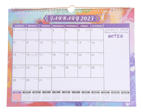 Calendario 2023, Calendario De Pared En Inglés Para Amigos