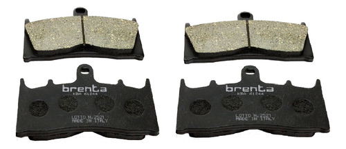 Set Pastillas Freno Brenta Kawasaki Versys 1000 15-17 Delant