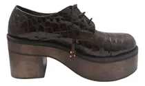 Comprar Zapatos Acordonados Con Plataformas