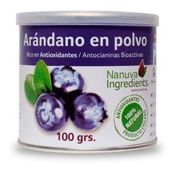 Arandano En Polvo Nanuva 100% Natural. Agronewen.