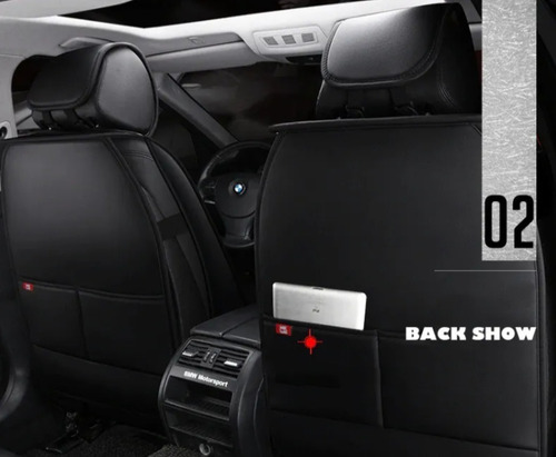 Kit Funda Cubre Asiento Auto Premium Luxury Con 4 Almoadilla