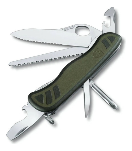 Navaja Cortapluma Victorinox Soldado Suizo 0.8461.mwch Color Verde Oscuro