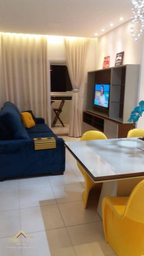 Imagem 4 de 11 de Apartamento Com 2 Dormitórios À Venda, 75 M² Por R$ 365.000,00 - Aviação - Praia Grande/sp - Ap2270