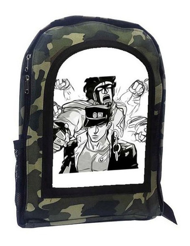 Mochila Camuflada Jojo's Bizarre Adventure A46