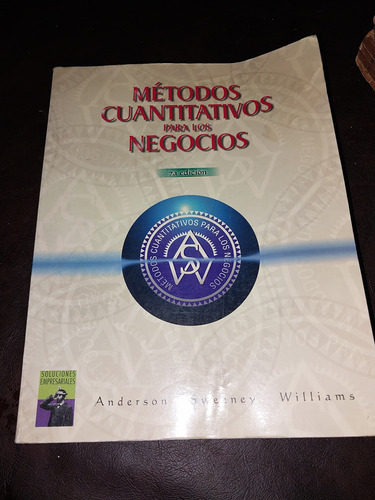 Métodos Cuantitativos Para Los Negocios Anderson Williams C1