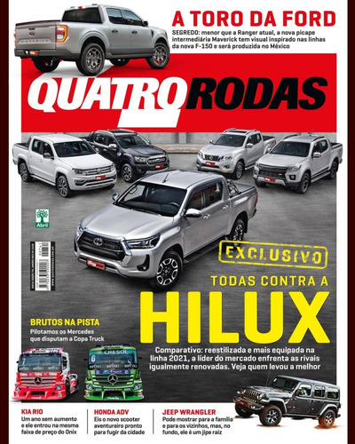 Revista Quatro Rodas Ed 741 - Janeiro 2021
