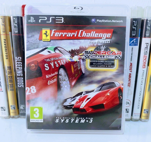 Jogo De Ps 3 Ferrari Challenge Game Original Físico Play 3 (Recondicionado)