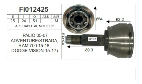 2 Espigas L/r Para Adventure Strada 15-18 Fi012425 E25 I24