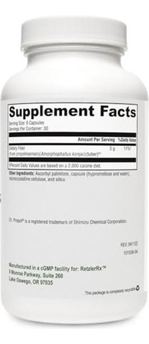 Hormonesynergy Ultrafiber Lean Cápsulas Fibra Natural