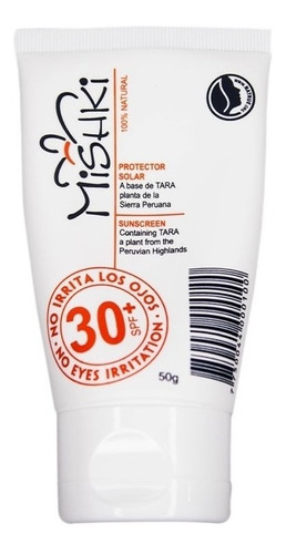 Mishki, Bloqueador Solar De Tara 30spf X 50g