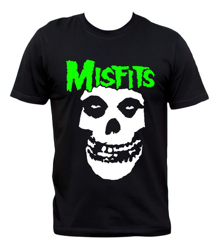 Remera Negra Misfits Danzig Graves Horror Punk