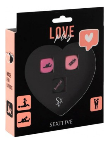 Juego De Dados Y Gel Íntimo Lubricante Lube Sexitive