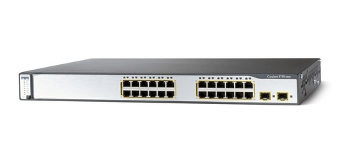 Imagem 1 de 3 de Switch Fast Poe Cisco 3750 24 Portas Ws-3750-24ps-s Com Nfe