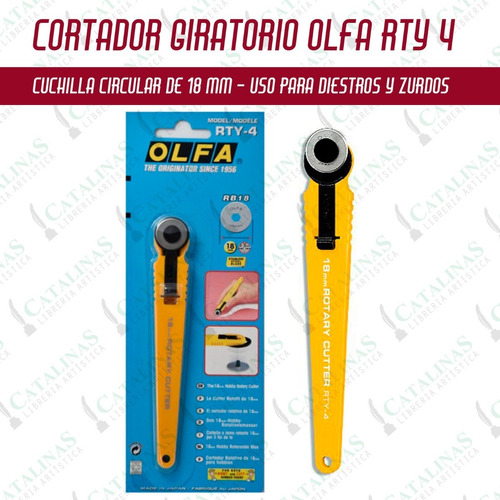 Cortante Cutter Cuchilla Olfa Rty - 4 / 18 Mm Microcentro