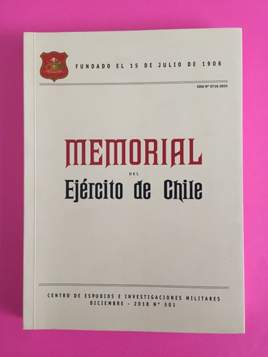 Memorial Del Ejército De Chile / Editor: Iván González López (Usado)
