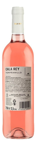Vinho Espanhol Rose Fincafella Cala Rey Tempranillo 750ml