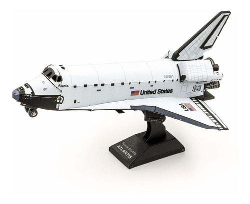 Fascinations Metal Earth Space Shuttle Atlntis Color 3d