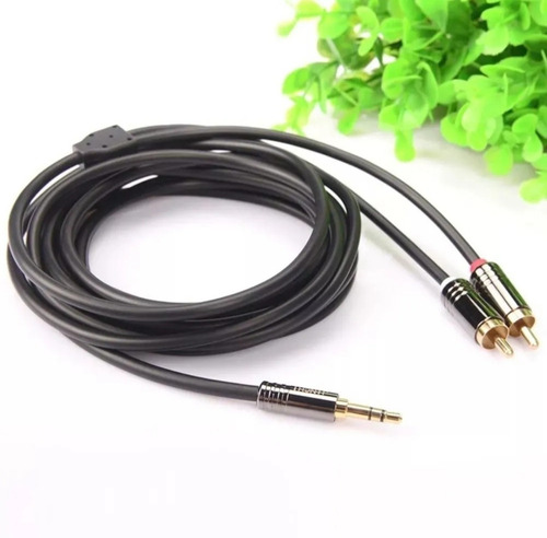 Cabo De Áudio P2 2 Rca Eastgate Eg58 Reforçado 1,5 M