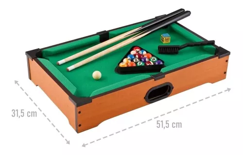 Jogo Sinuca Jogo Mini Mesa De Bilhar Snooker Sinuca Brinquedo Completo