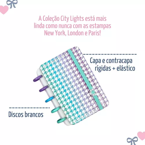 Caderno A5 - Caderno Inteligente - City Lights London