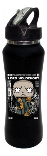 Termo Pitillo Lord Voldemort Harry P Botilito Negro 650ml X