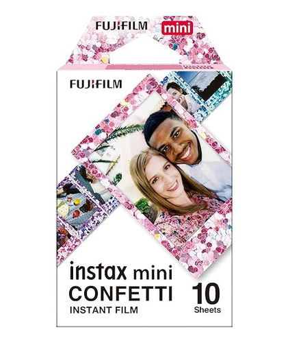Rollo Fujifilm Oficial Instax Mini Marco Confetti Entrega