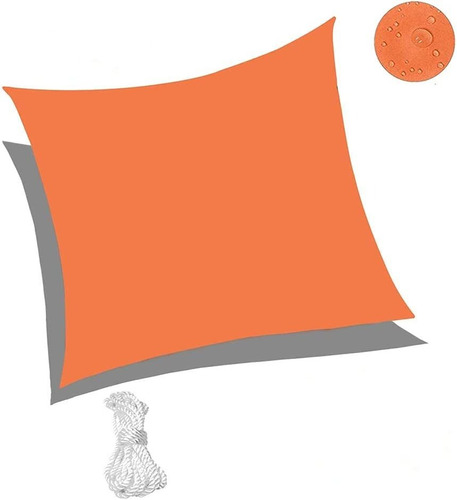 Toldo Cuadrado Naranja Impermeable De 1039x163953939, T...