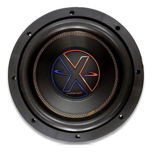 Subwoofer Quantum Qwx4000-8d4 4000w 8 Pulg 4 Omhs Negro