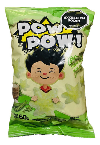 Snack Estrellas De Arroz Y Arveja S/ Finas Hierbas - Powpow