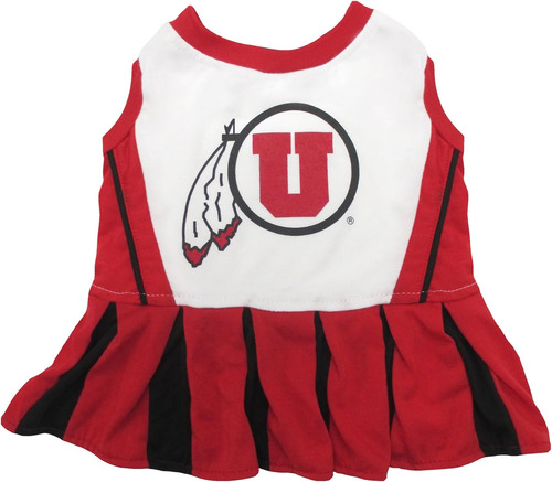 Colegiado Utah Utes Dog Cheerleader Dress, Xsmall