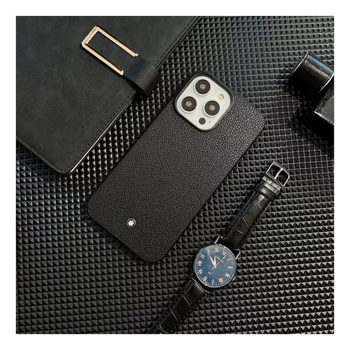 L Capa Protetora Preta Zs Montblanc Para iPhone 2024