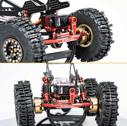 Rampcrab Servo De Dirección Rc Con Soporte De Montaje Servo