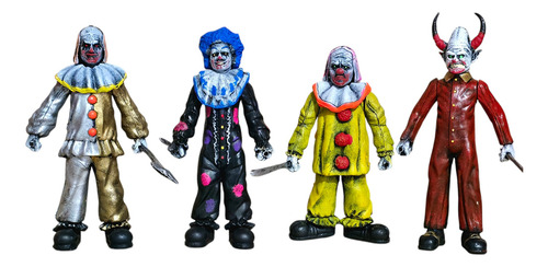 4 Figuras Juguete Clasicos Payasos Web Var8
